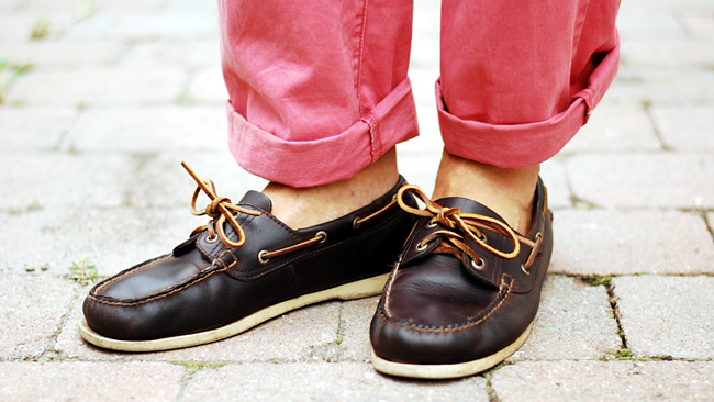 My LL Bean boat shoes.