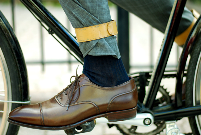 Brooks trouser straps.