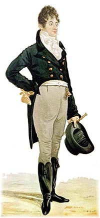 The sober dandy Beau Brummell.