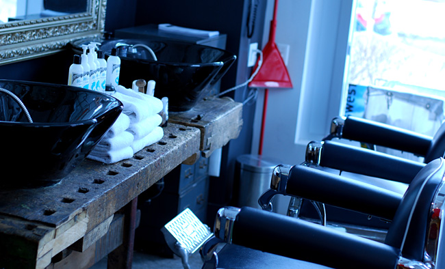 The barber shop, still an integral part of the Gotstyle experience.