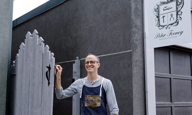 Catching up with bespoke shoemaker Peter&nbsp;Feeney